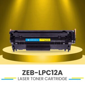 Zebronics LPC12A Printer Cartridge for HP LJ 1010/1012/1015/1018/1020/1022/1022N/1022NW/3015/3020/3030/3050/3052/3055/M1005/M1005 / MFP/M1319f MFP, Canon LS LBP2900/2900B/3000